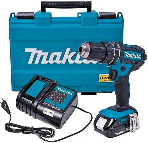 KIT MAKITA ORIGINAL: Taladro de alto impacto + 2 BATERIAS